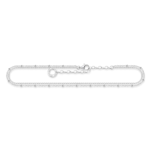 Silver Double Strand Anklet
