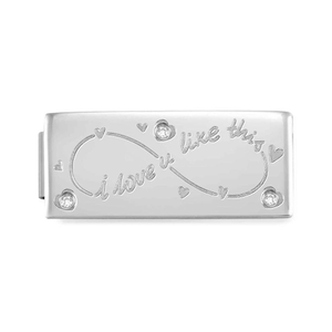 GLAM I Love U Like This Infinity Double Charm
