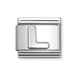 Classic Silver Letter L Charm