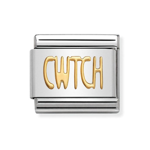 Classic Gold CWTCH Charm