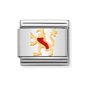 Classic Gold Scottish Lion Charm