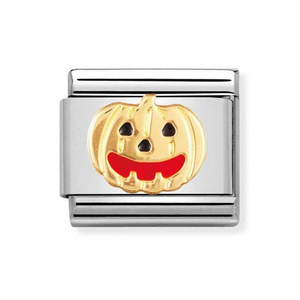 Classic Gold Pumpkin Charm