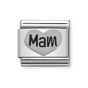 Classic Mam Heart Charm