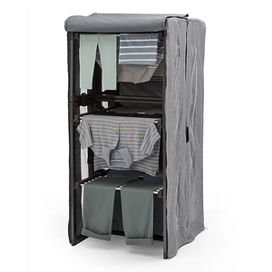 Dry:Soon 53359 Tri:Mode 3-Tier Heated Hub 22.5m of Drying Space & Timer Grey