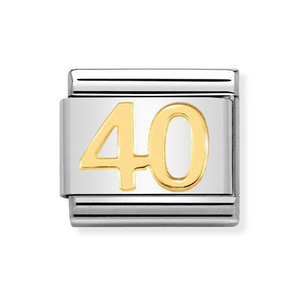 Classic Gold 40 Charm