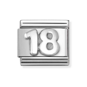 Classic Silver 18 Charm