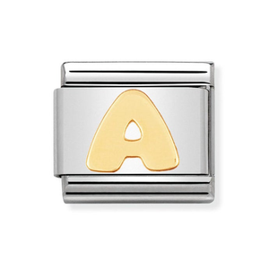 Classic Gold Letter a Charm