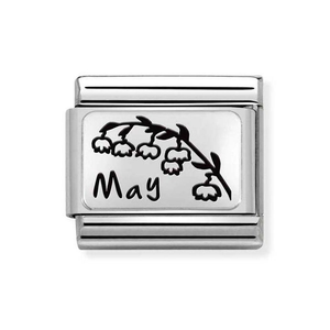 Classic Silver May Lily of the Valley Flower Charm