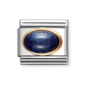Classic Gold Sapphire September Birthstone Charm