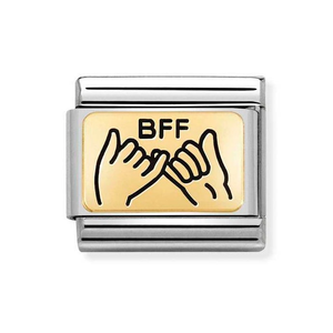 Classic Gold BFF Pinky Promise Charm