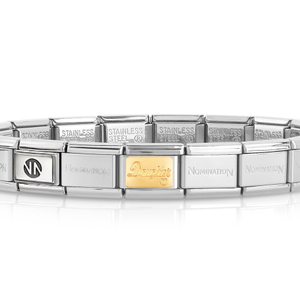 Classic Gold Daughter Charm Bracelet