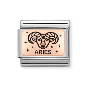 Classic Rose Gold Aries Charm