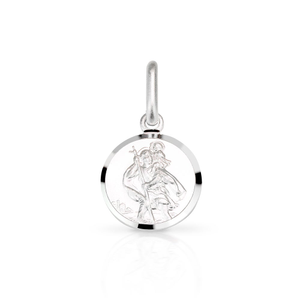 Signature Children's Silver St Christopher Pendant
