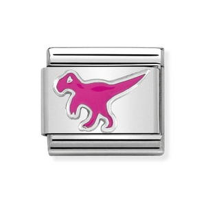 Classic Silver Dinosaur Charm