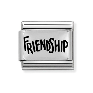 Classic Silver Friendship Charm