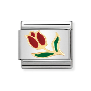 Classic Gold Tulip Charm