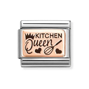 Classic Rose Gold Kitchen Queen Charm