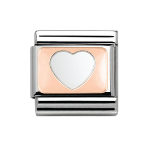 Classic Rose Gold Heart Charm