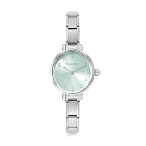 Classic Time Sage Green Oval Dial Watch