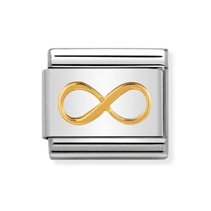 Classic Gold Infinity Symbol Charm