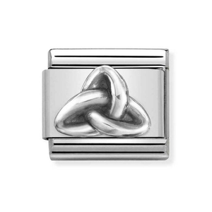 Classic Silver Trinity Knot Charm