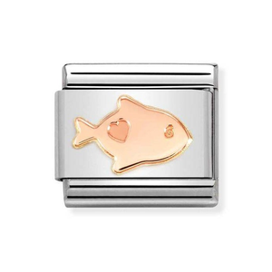 Classic Rose Gold Fish Charm