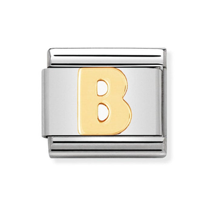 Classic Gold Letter B Charm