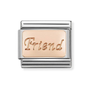 Classic Rose Gold Friend Charm