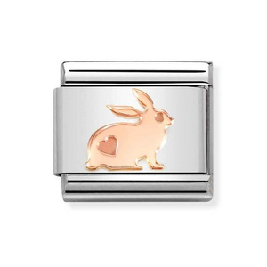 Classic Rose Gold Rabbit Charm