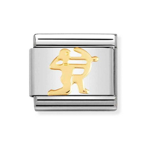 Classic Gold Sagittarius Symbol Charm
