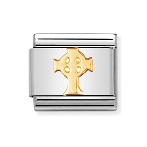 Classic Gold Celtic Cross Charm