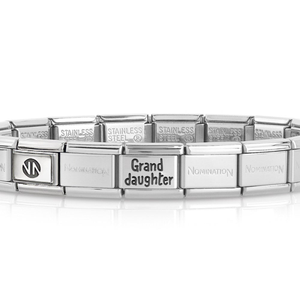 Classic Silver Granddaughter Charm Bracelet