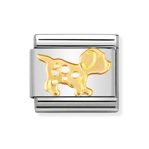 Classic Gold Dog Charm