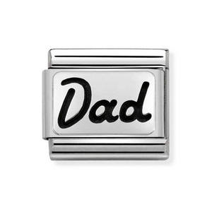 Classic My Family Silver Dad Charm