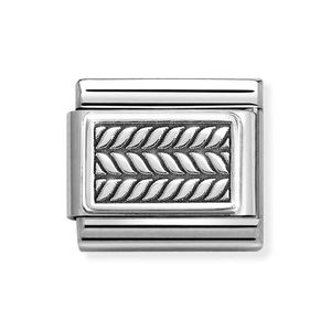 Classic Silver Chain Detail Charm