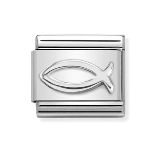 Classic Silver Ichthus Charm