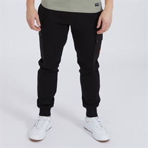 Bench Mens Aplev Cargo Joggers Black