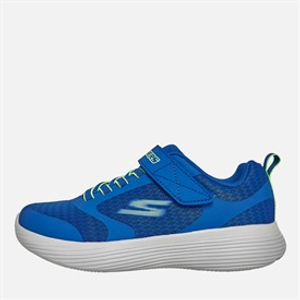 SKECHERS Boys Go Run 400 V2 Goltran Trainers Blue/Lime