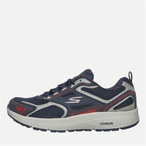 SKECHERS Mens Go Run Consistent Trainers Navy/Red