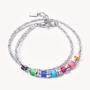 Crystal Wrap Bracelet Joyful Colours Multicolour