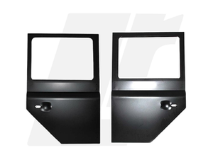 LRC10498 - Pair of 2nd Row Doors for Land Rover Defender 1985-2005 (Up To 5A689036) - Galvanised Option Available