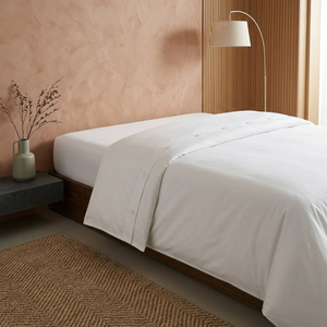 400TC Sateen 100% Cotton Buttoned Duvet Cover Sets