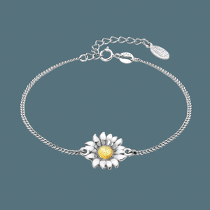 Tempest Serre Silver Sunflower Bracelet