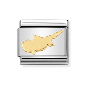 Classic Gold Cyprus Island Charm