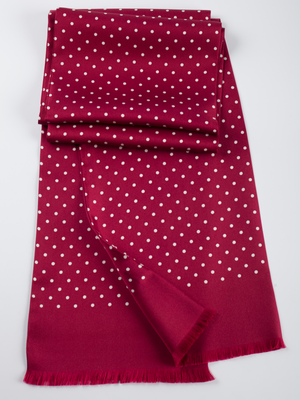 Burgundy Birkin Silk Scarf