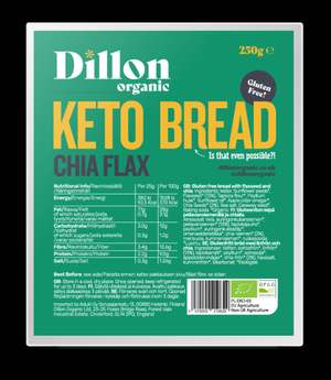 Organic Chia Flax Keto Bread (Dillon Organic) 250g