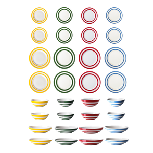 Cornish Colours 32 Piece Dinner Set 