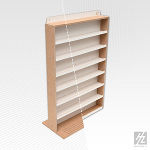 Hobbyzone Modular Paint Hanger with 7 Shelves