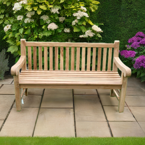 Salisbury Teak Wood Garden Bench | 3 Seater