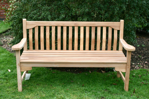 Cambridge Teak Wood Garden Bench | 3 Seater